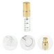 thumbnail image 5 of Botella de perfume cilíndrica elegante y única para baño 1 Pc tono dorado oz 0.1, 5 of 6