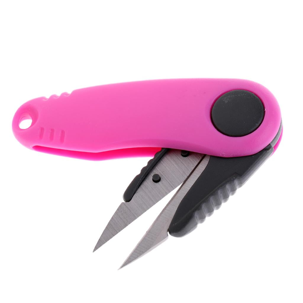 simhoa 10xFoldable ing Scissors Stainless Steel Line Braid String Cutter Snip