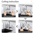 thumbnail image 4 of Bold Line Winding Figure Kitchen Sink Splash Guard, Silicone Sink Faucet Mat Dry Out the Kitchen Bathroom, 4 of 7