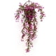 thumbnail image 1 of Xiao Hua 2 enredaderas de flores artificiales para Navidad, de plástico, colgantes, de hiedra, de color rojo., 1 of 5