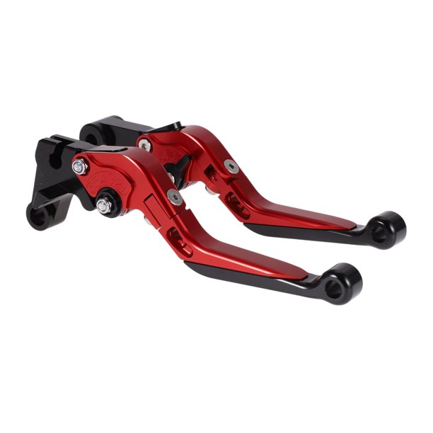 Palancas de freno y embrague cortas y largas para Yamaha YZF R1 2015-2022, palanca de freno ajustable de motocicleta, aleación de aluminio, mango rojo con extremo negro