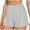 Gray, variant on Wiyuqeen Womens Crossover High Waist Shorts Comfy Wide Leg Baggy Yoga Shorts Soft Trendny High Rise Running Athletic Shorts Under $10