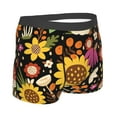 thumbnail image 3 of Kll Sunflowers Mushrooms Men'S Cotton Boxer Briefs Underwear-Small, 3 of 9