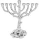 thumbnail image 1 of The Dreidel Company Hanukkah Menorah Árbol de la Vida Níquel, 1 of 1