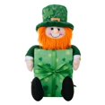 thumbnail image 2 of St Patricks Day Garden Ornament Gnome Doll Green Material for Photo Prop 1Set, 2 of 5