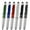 Red+Silver+Black+Blue+Green+Lilac, variant on Red "ink refills" for the SyPen Stylus Pen- 3 In 1 Multi-Function Capacitive Stylus Ball Point Metal Pen With LED Flashlight/Pen light Asin# B019PP3JDA 6-Pack Red