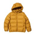 thumbnail image 2 of KYAIGUO Kids Boys Girls Hooded Down Jacket Toddler Winter Coat Puffer Down Jacket Windproof Warm Zipper Outerwear for 3-12Y, 2 of 5