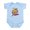 Sky Blue, variant on CafePress - Size Matters Baby Light Bodysuit - Baby Light Bodysuit, Size Newborn - 24 Months