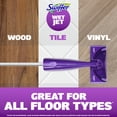 thumbnail image 5 of Swiffer Wet Jet Mop Refill Solution, Wood, Laminate, Tile, Floor Cleaner, Lavender, 42.2 fl oz, 2 Pack, 5 of 14