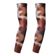 thumbnail image 1 of Mangas transpirables para piernas, protección solar, UV, para deportes al aire libre, Unisex, ciclismo (amarillo y negro), 1 par, 1 of 8