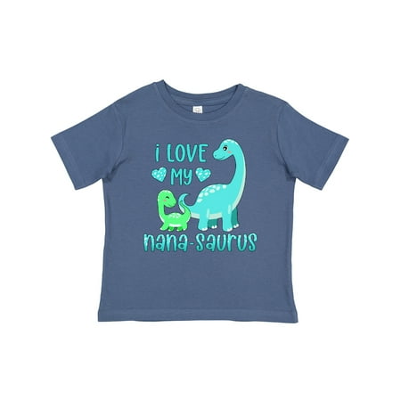 

Inktastic I Love My Nana-Saurus Cute Brontosaurus Family Gift Baby Boy or Baby Girl T-Shirt