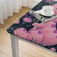 thumbnail image 5 of WYYP Dinosaur Butterfly Bow Square Fitted Table Cloths 100% Polyester Fiber 46*46, 5 of 8