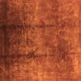 thumbnail image 1 of Ahgly Company Indoor Square Oriental Orange Industrial Area Rugs, 3' Square, 1 of 4