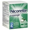 Nicorette Nicotine Uncoated Lozenge to Stop Smoking, 2mg, Mint Flavor - 72 Count