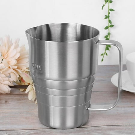 

Coffee Pitcher 900ml Stainless Steel Milk Pitcher For Bar Restaurant Cafe Home