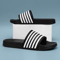 thumbnail image 3 of Zapatillas de marca para hombre y mujer, sandalias de verano a rayas para piscina, para parejas, tallas grandes, informales, para playa, para el hogar, para dormitorio, 3 of 6