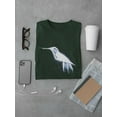 thumbnail image 3 of Hummingbird Neon Art T-Shirt Men -Image by Shutterstock, Male Small, 3 of 4