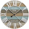 thumbnail image 2 of FirsTime & Co. Horloge Murale à Planches Maritimes, 24 Pouces, Multicolore, 2 of 2