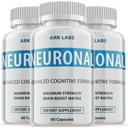 Neuronal - Brain Boost Matrix Supplement - Memory Booster Dietary Supplement for Focus, Memory, Clarity, & Energy - Advanced Cognitive Formula for Maximum Strength - 180 Capsules (3 Pack)