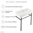 thumbnail image 3 of Claire 30 Console Sink, 3 of 10