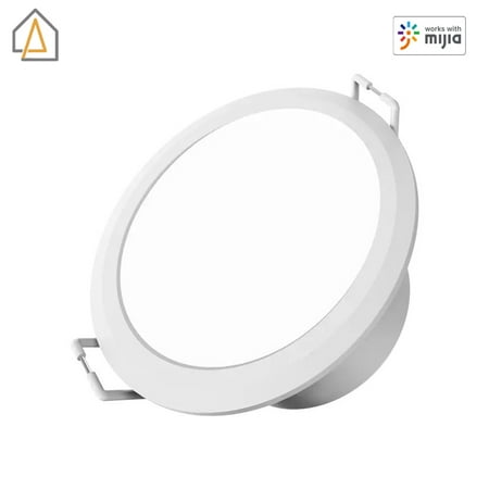 

Andoer Zhirui LED Dimming Downlight 220-240V WiFi Home APP Smart Remote Control Voice Control 4000K Color Temperature Eye Comfort Lamp For Smart Home Single Pack