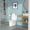 thumbnail image 3 of Boyel Living One Piece Elongated Dual Flush Toilet with 1.6/1.1 GPF, Soft-close Seat Included, 3 of 7