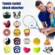 thumbnail image 3 of WAITLOVER Amortiguador de raqueta de tenis, amortiguador de cuerda de raqueta de dibujos animados, amortiguador de tenis de silicona, amortiguador de tenis para raqueta de tenis y raqueta, 3 of 7