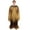 Brown, variant on HPO Yeti Costume, Adult Unisex Mountain Snowman Bigfoot Cosplay Halloween Costume with Adjustable (1 Piece)