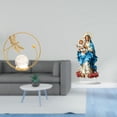 thumbnail image 2 of Escultura de bola de cristal de metal con soporte para dormitorio, sala de estar, oficina, pasillo, chimenea, con decoración de escritorio de acrílico, 2 of 8