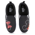 thumbnail image 5 of Disney Women's Minnie and Mickey Mouse Shoes, Printed Slip-on Canvas Sneakers Black – 10, 5 of 5