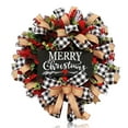 thumbnail image 3 of Wosthever Arreglo de de Navidad Bowknot adorno de Navidad 2022 de Navidad puerta delantera casa ventana fiesta colgante Kits de decoración para fiestas, 3 of 6