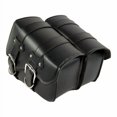 thumbnail image 1 of Universal Motorcycle Wallets Cards Money Large Capacity Saddle Storage Bag Portable Adjustable Side Pack Tool Bags Set 2 Black 1 Pair, 1 of 1