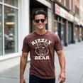 thumbnail image 2 of Mens Funny T Shirts Rizzly Bear Sarcastic Graphic Tee for Men Graphic Tees, 2 of 9