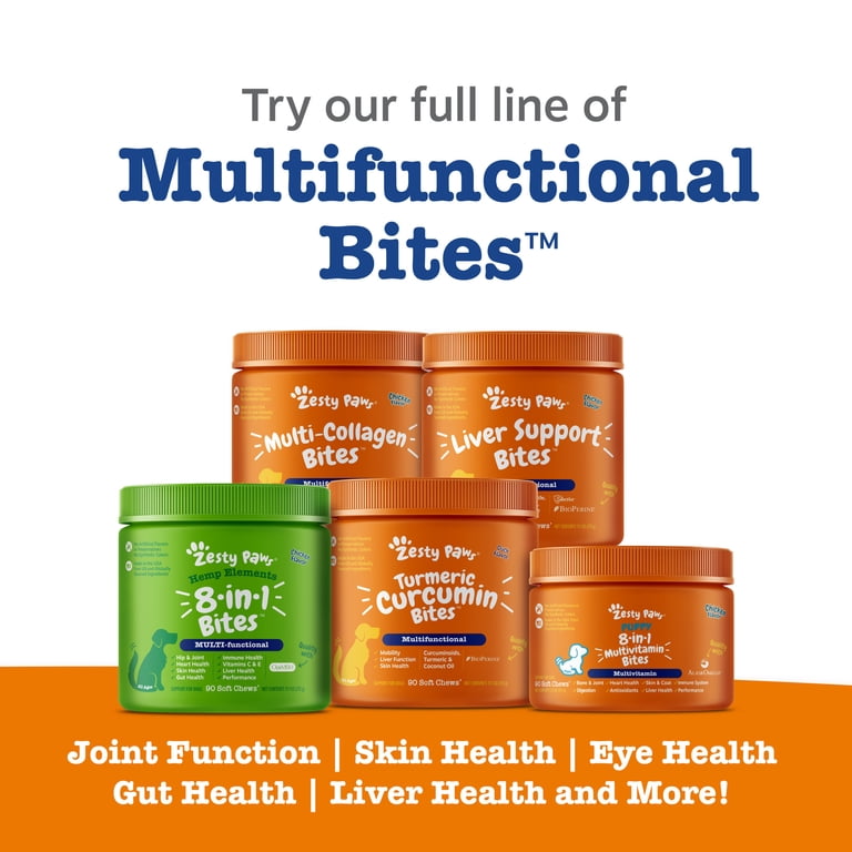 Zesty Paws 8-in-1 Multivitamin Bites, Chicken, 60 Count photo 8