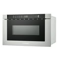 thumbnail image 3 of 24 in. Built-in Microwave Drawer 1.2 cu. ft. Capacity in Stainless Steel, 3 of 14