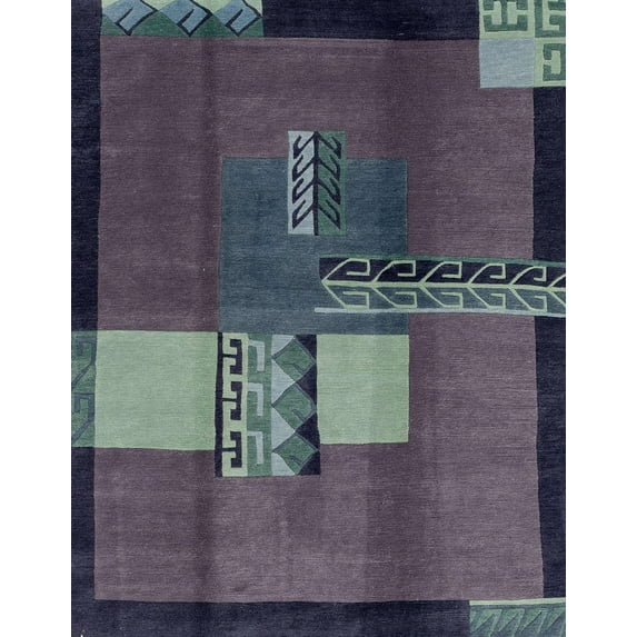 Ahgly Company Machine Washable Indoor Rectangle Abstract Slate Granite Gray Area Rugs, 4' x 6'