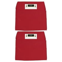 Seat Sack Laminated Fabric Standard Seat Sack 14" Red 2/Bundle (SSK00114RD-2)