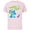 Soft Pink, variant on Disney and Pixar’s Monsters, Inc. Mike Sulley Boo Easter - Short Sleeve Cotton T-Shirt for Adults - Customized-Athletic Heather