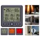 thumbnail image 3 of Termohigrómetro inalámbrico digital para interiores y exteriores con 3 sensores remotos, retroiluminación de 98 pies/ 30 m y calibración de alarma, 3 of 8