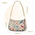 thumbnail image 3 of FORMRS Womens Shoulder Bag with Chain Strap Clutch Purse Cute Tote Handbag, Watercolor Leaves, 3 of 7