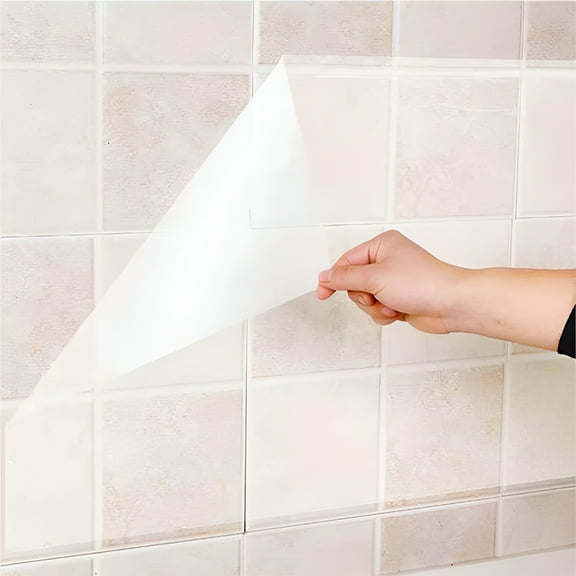 LAMIRO Clear Wall Protector Oil Proof Wall Sticker (2 Pack)