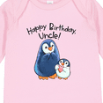thumbnail image 4 of Inktastic Happy Birthday, Uncle Cute Penguins Boys or Girls Long Sleeve Baby Bodysuit, 4 of 5