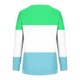 thumbnail image 4 of ICHUANYI Clearance Women's Fashion Printed Loose T-shirt Long Sleeves Blouse Round Neck Casual Tops Sweatshirt Hoodies(Green, M) ICHUANYI WER2023081511095, 4 of 5