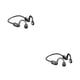 thumbnail image 3 of sweethay Auricular compatible con Bluetooth Gancho para la oreja 16 cm Cuerno Deportes al aire libre Escuchar música Auriculares de conducción ósea con Gris oscuro 2piezas, 3 of 5