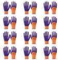 thumbnail image 1 of 12 Double Nitrile Garden Work Gloves Semi-Dipped Anti-Slip Oil-Repellent Labor Gloves, 1 of 5