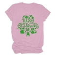 thumbnail image 2 of Meichang St Patricks Day T-Shirt Femme Vert Trèfle à Quatre Feuilles T-Shirts Graphiques Hauts Verts Décontracté Manches Courtes Col Rond T-Shirts St Patricks Day Liquidation, 2 of 3