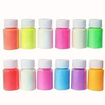 12-Pack 10g Multi-Color Luminous Pigment Powders