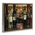 thumbnail image 4 of Stupell Industries Reflection of Wine Bottles Food & Beverage Painting Brown Floater Framed Canvas Art Print Wall Art, 21 x 17, 4 of 10