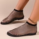 thumbnail image 1 of Sandalias de punta redonda de verano, botas cortas de malla hueca, zapatos planos sexis de verano de talla grande, 1 of 6