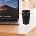 thumbnail image 5 of Vaso aislado al vacío de acero inoxidable - Taza de café de viaje a prueba de derrames con tapa - Taza termo para mantener caliente/café helado, té y cerveza (negro) 17 oz ShuxiuWang 9024715123374, 5 of 5